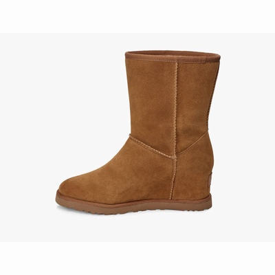 Botas UGG Classic Short Mulher Marrom | PT-XBJMZ